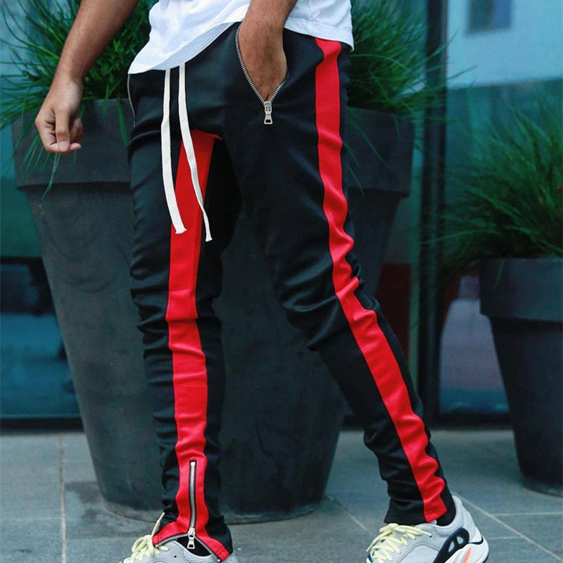 Men Casual Pants Sportswear Tracksuit Bottoms