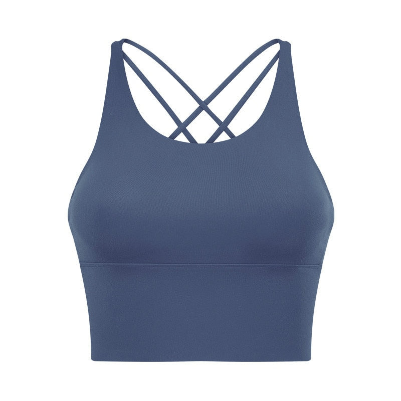 SHINBENE Gym Running Crop Tops Women