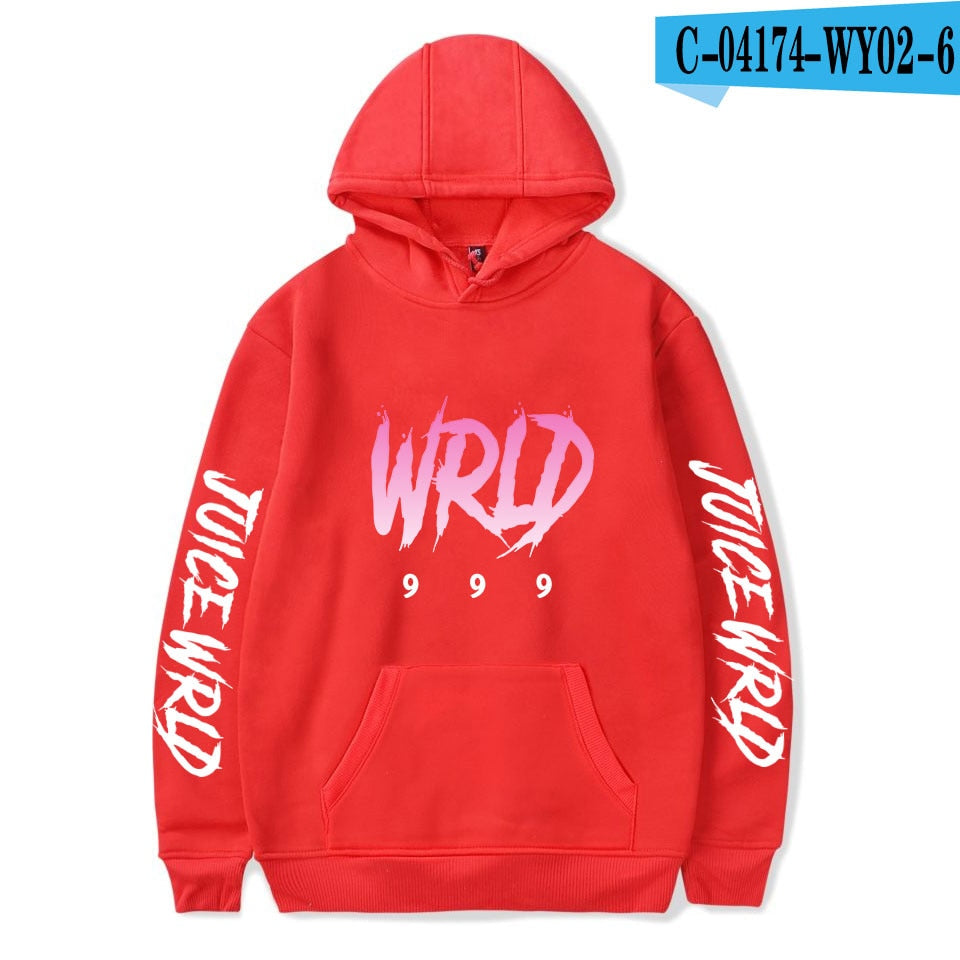 Unisex Juice WRLD Hooded Sweatshirts Hip Hop Fashion