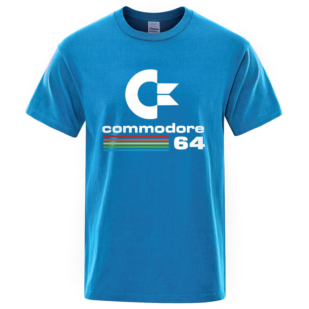 Mens Summer Commodore 64 Print T Shirt