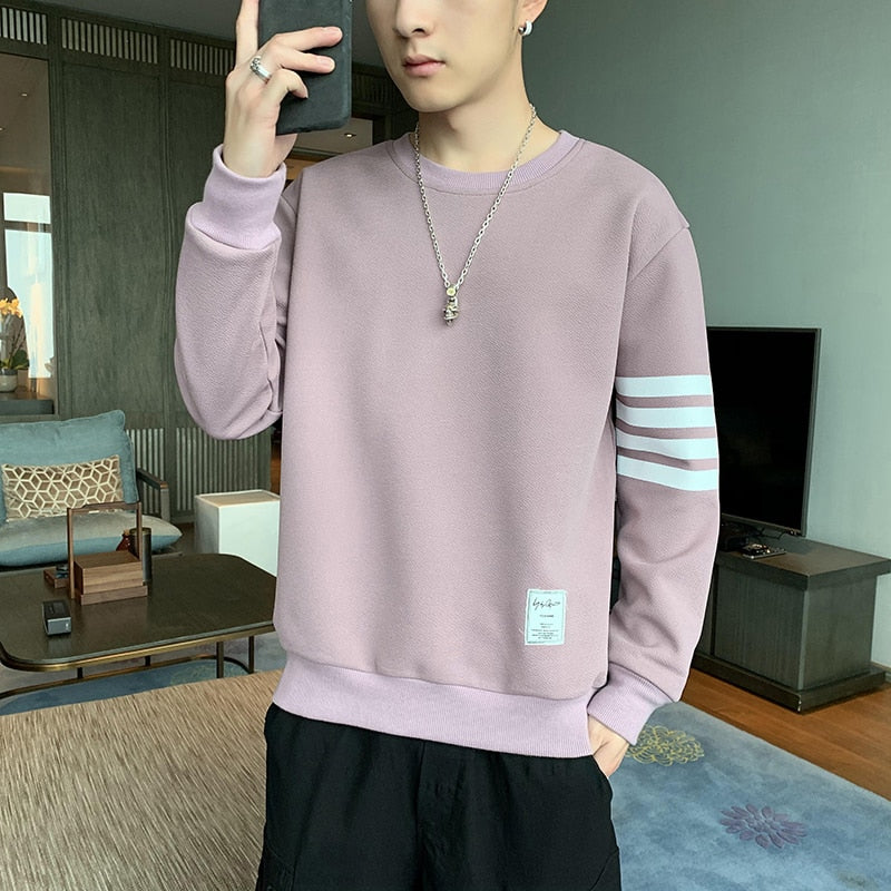 Men Sweatshirt Long Sleeve Clothe Korean Style