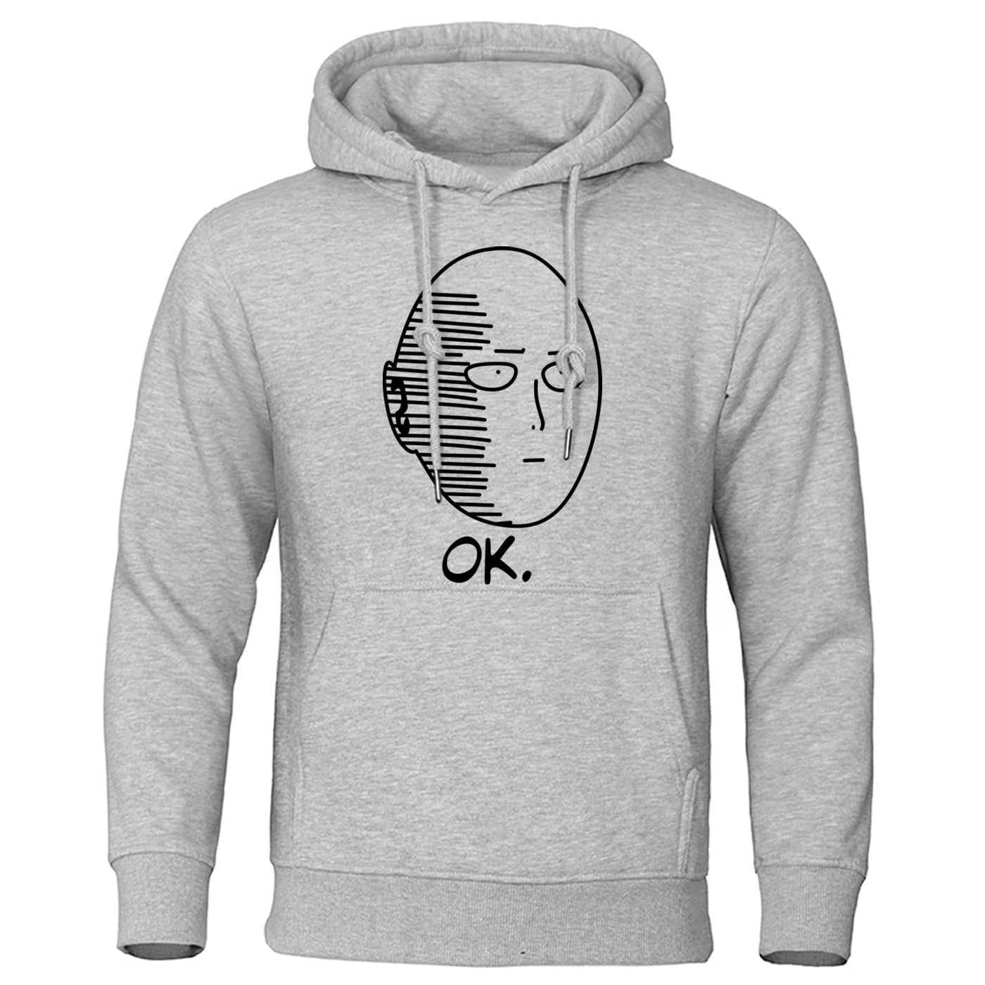 Mens Casual Hooded Sweatshirt One Punch Man Hoodie