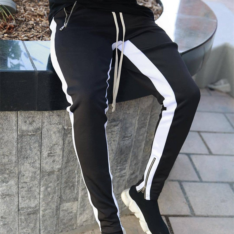 Men Casual Pants Sportswear Tracksuit Bottoms