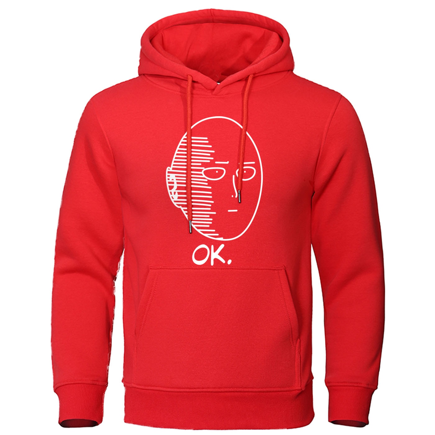 Mens Casual Hooded Sweatshirt One Punch Man Hoodie