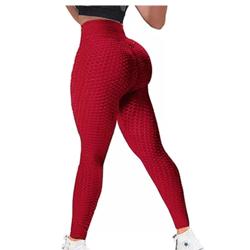 Women High Waisted Push Up Leggins Stretchy Butt Lift Workout Tights