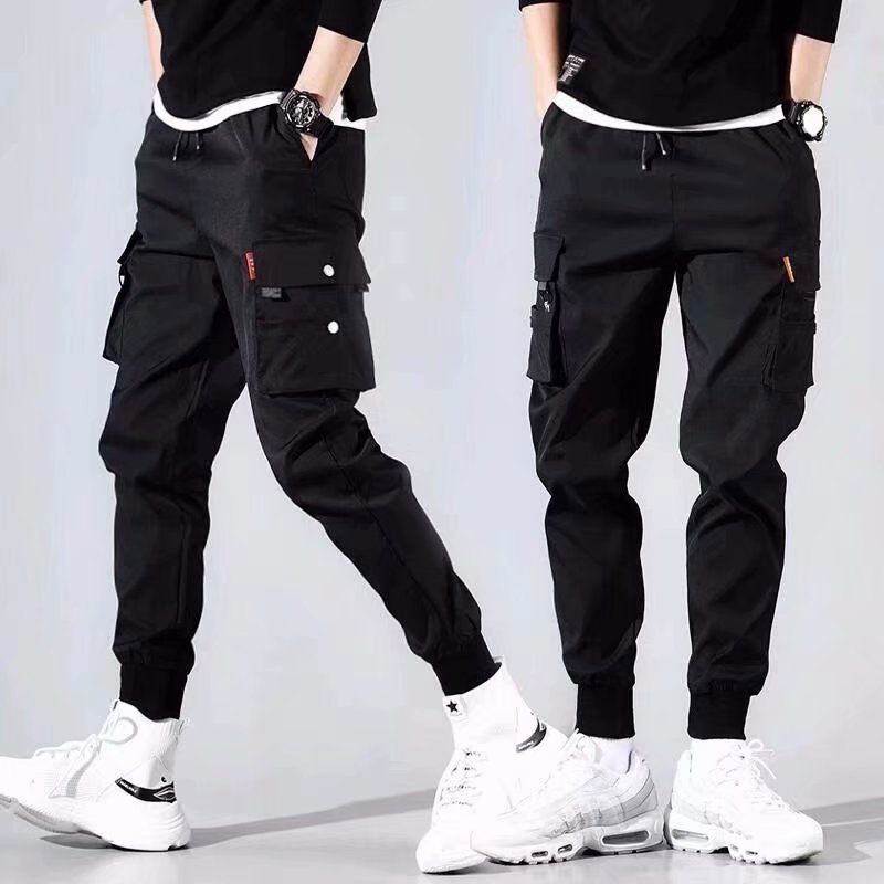 Men Pocket Cargo Pants Casual Jogger Fashion