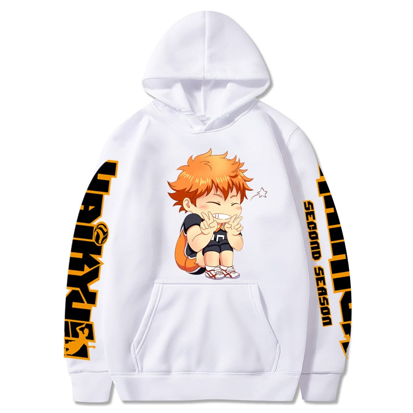 Mens Haikyuu No. 10 Hinata Shoyo Hoodies