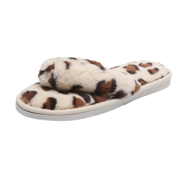 COOTELILI Woman Warm Platform Slippers