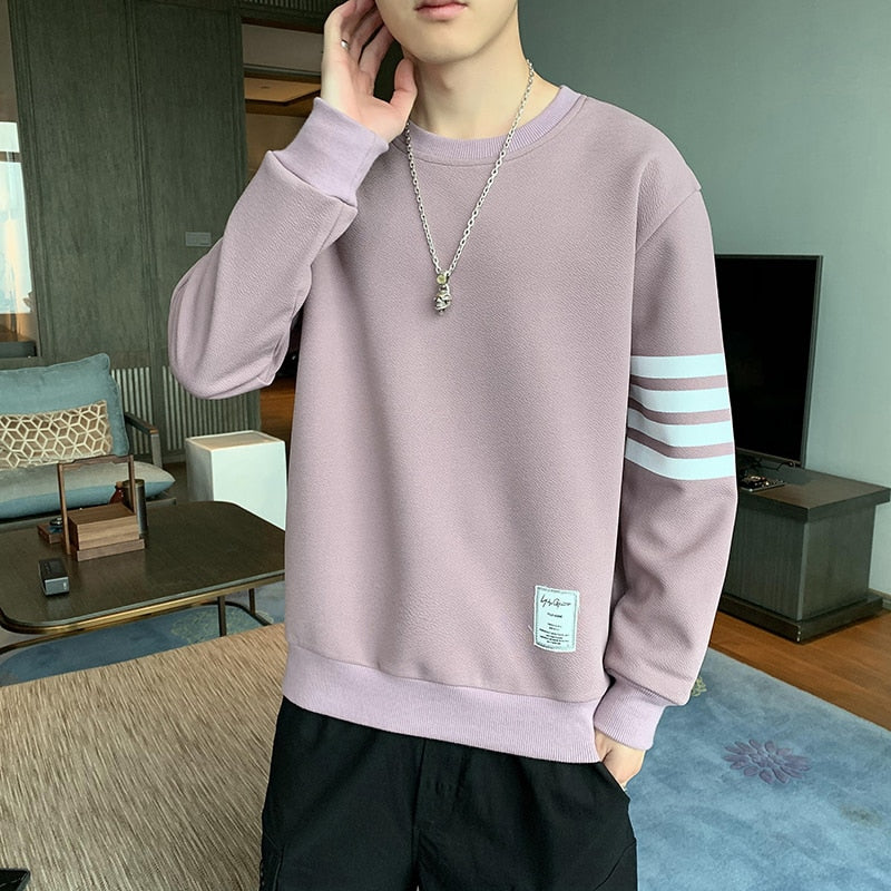 Men Sweatshirt Long Sleeve Clothe Korean Style