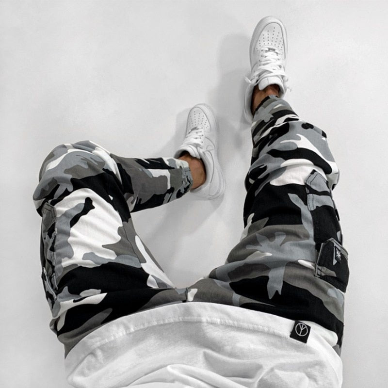 Men Camouflage Military Joggers Pants