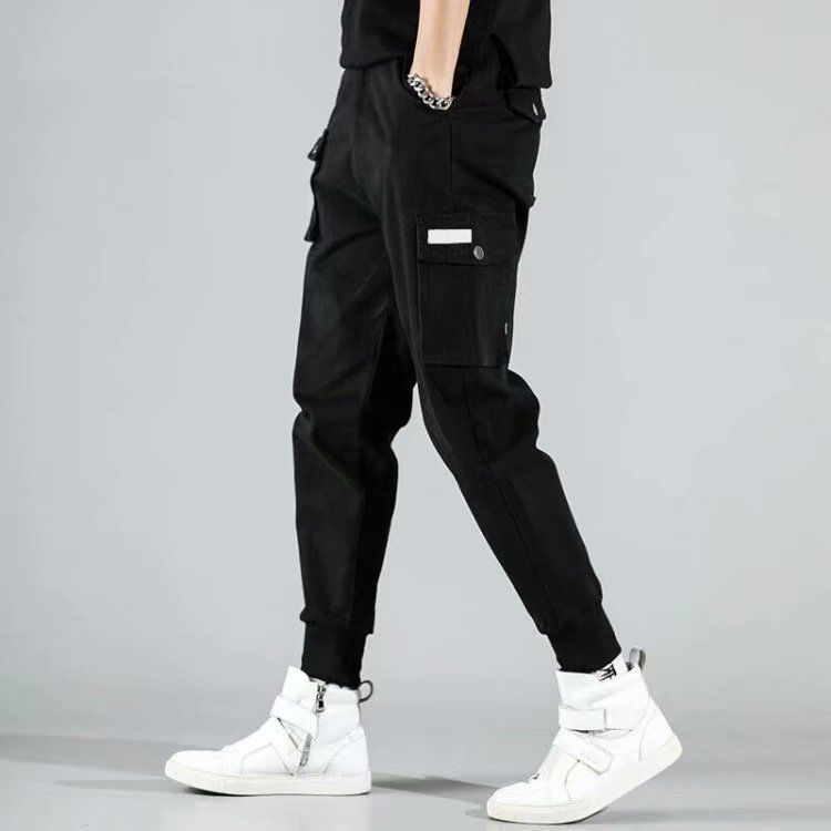 Men Pocket Cargo Pants Casual Jogger Fashion