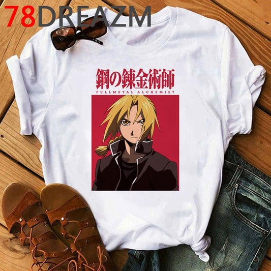 Womens Hot Anime Fullmetal Alchemist T-shirt