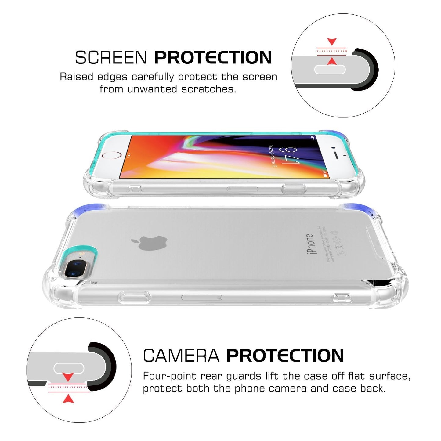 Shockproof Silicone Phone Case For iPhone