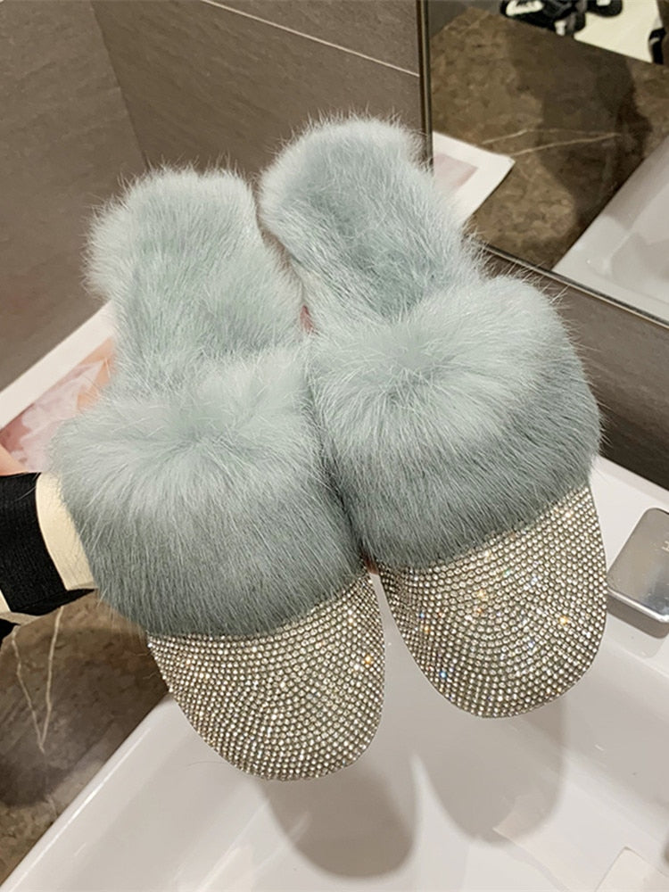 Big Size Slippers Female Ladies Designer Shoes