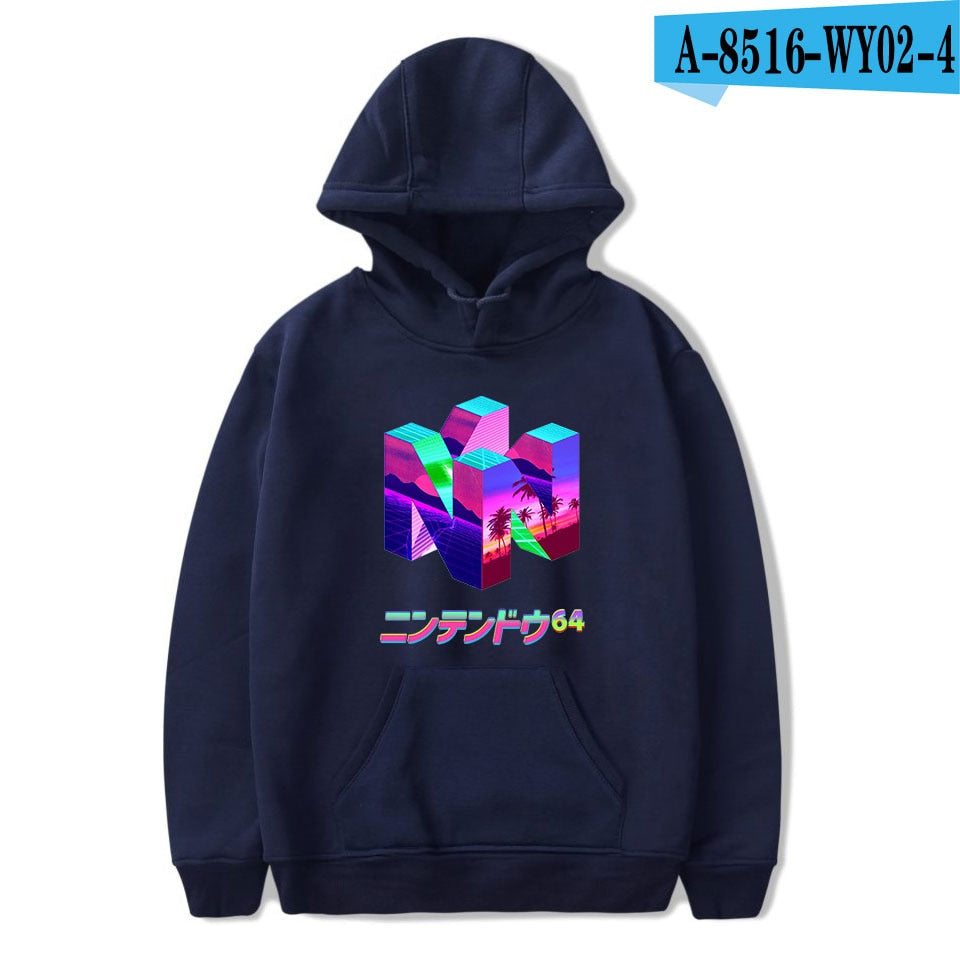 Men's Vaporwave Aesthetics Graphic Hoodie