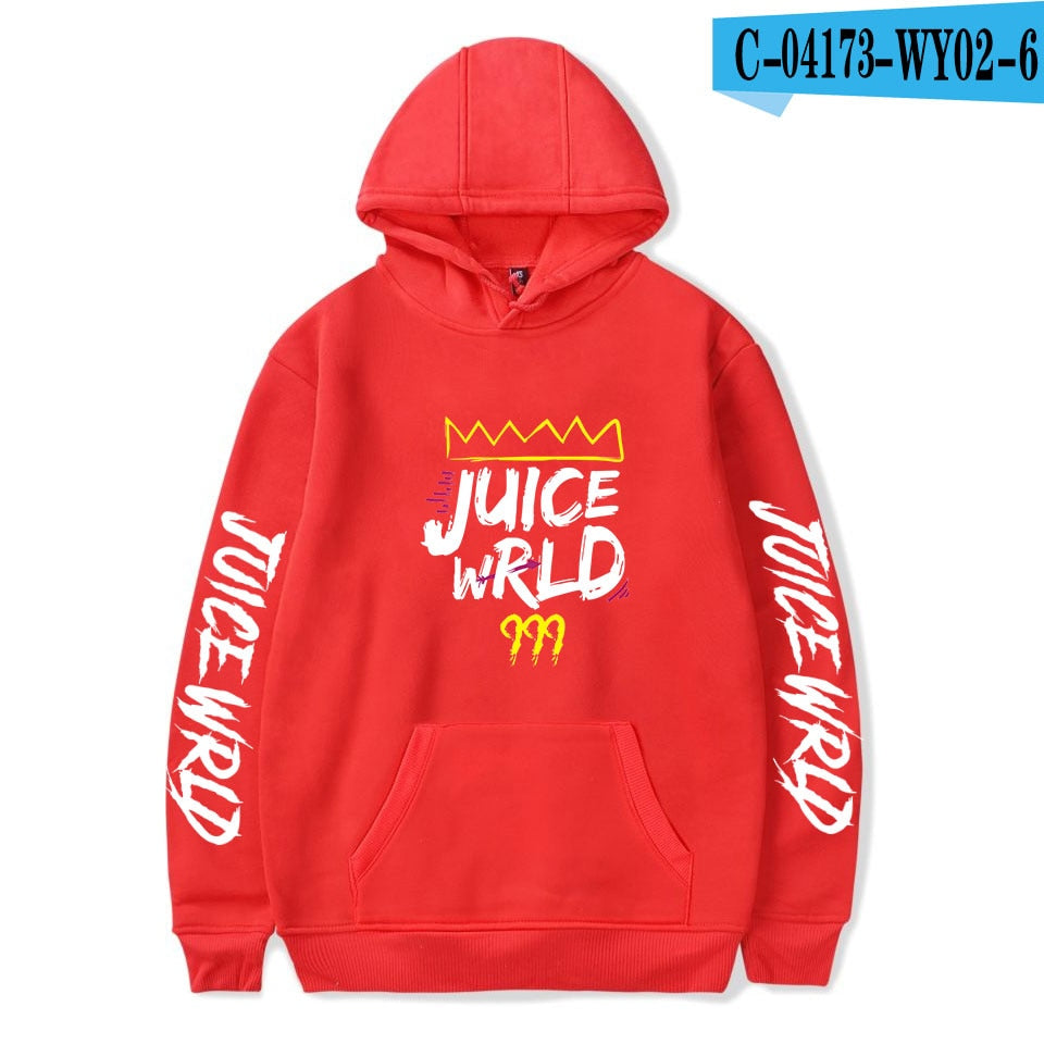 Unisex Juice WRLD Hooded Sweatshirts Hip Hop Fashion