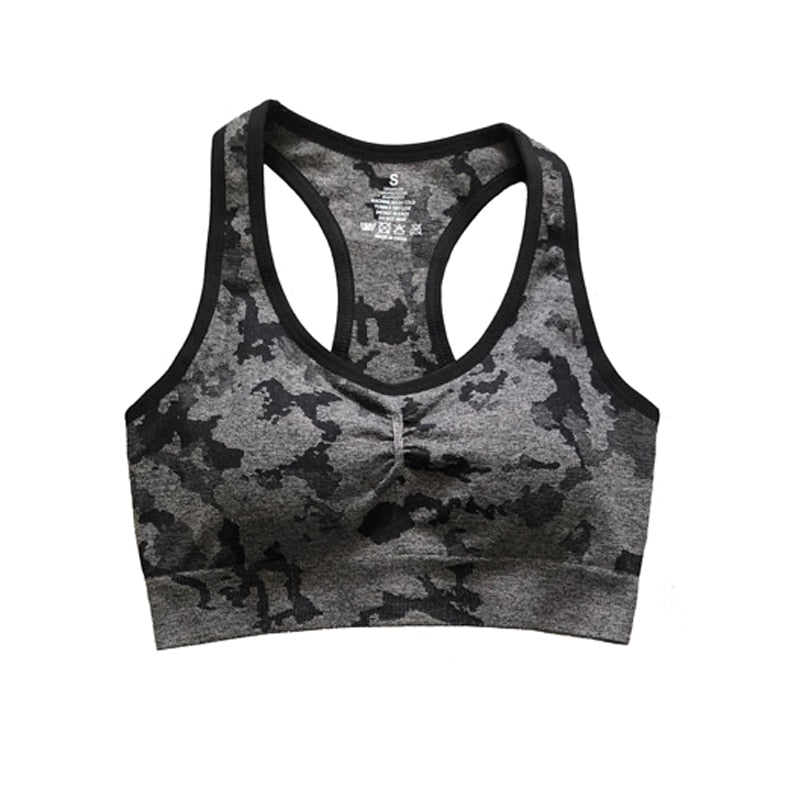 Women Adapt Camo Seamless Shorts