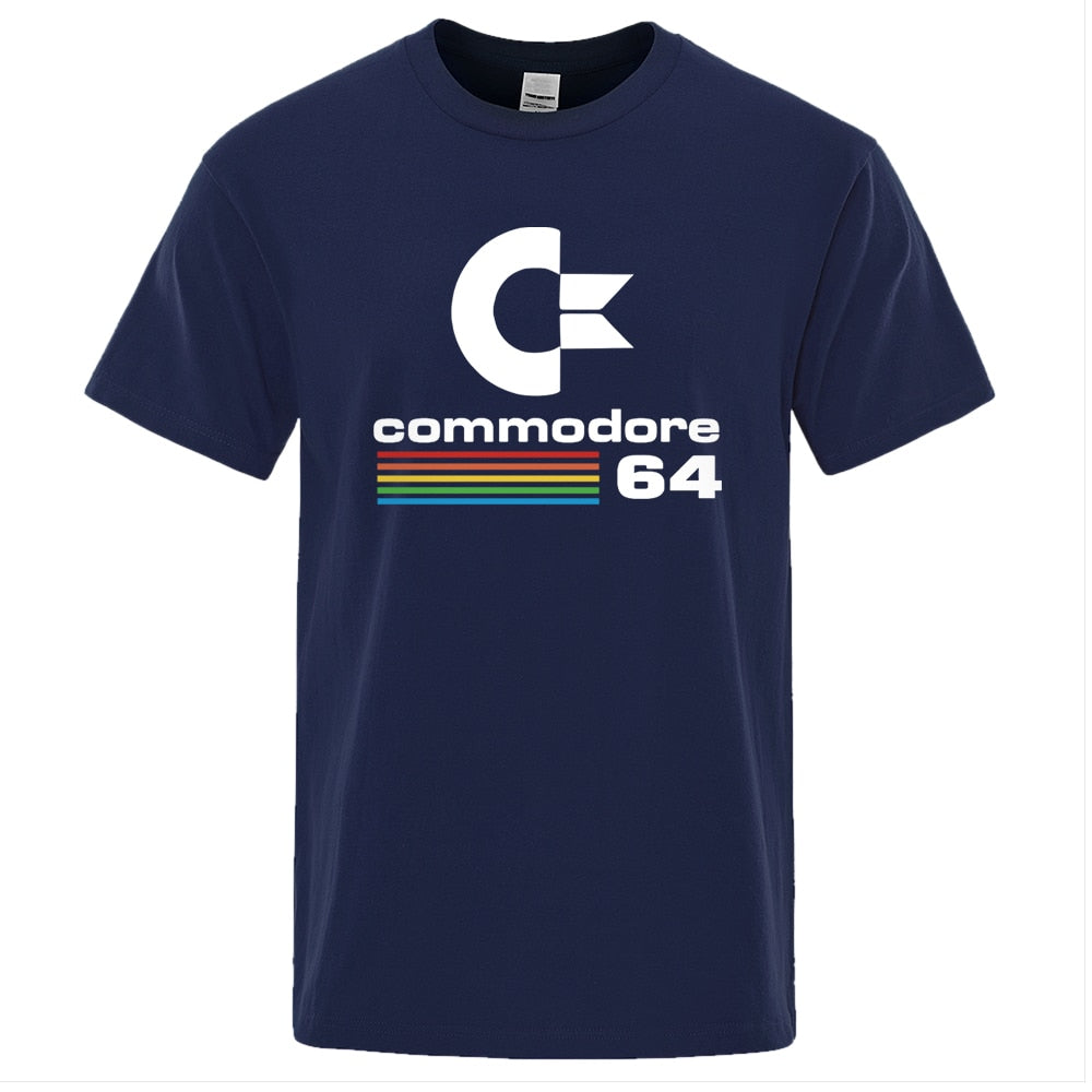 Mens Summer Commodore 64 Print T Shirt