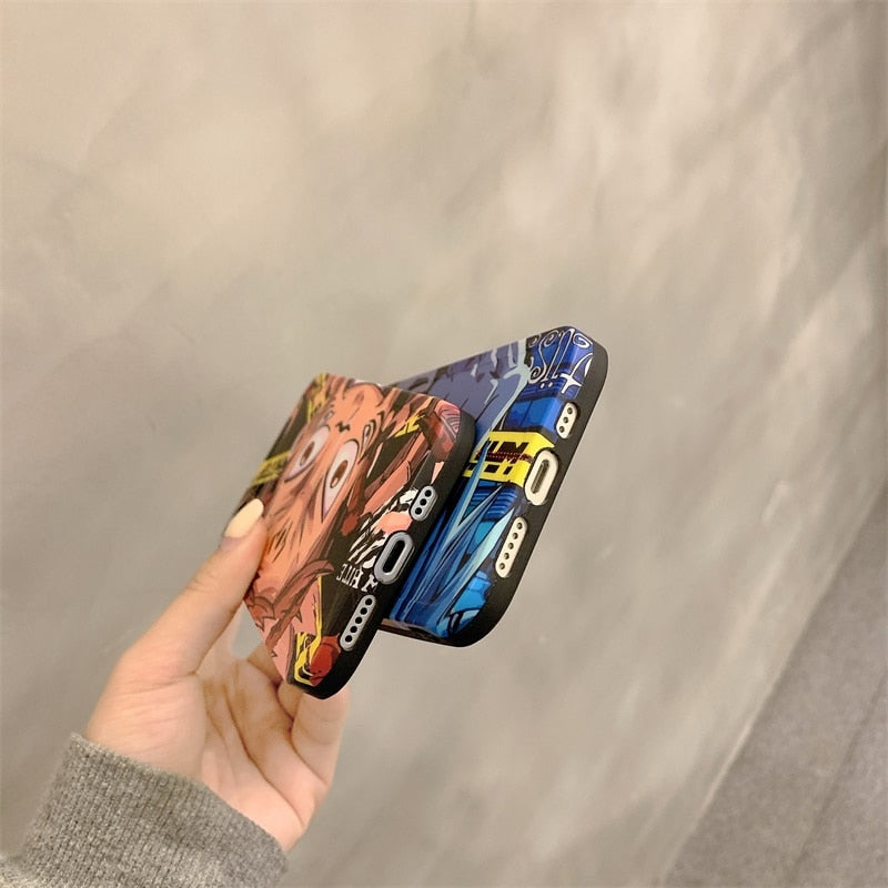 Anime Jujutsu Kaisen Yuji Itadori Fushiguro Megumi Phone Case For IPhone