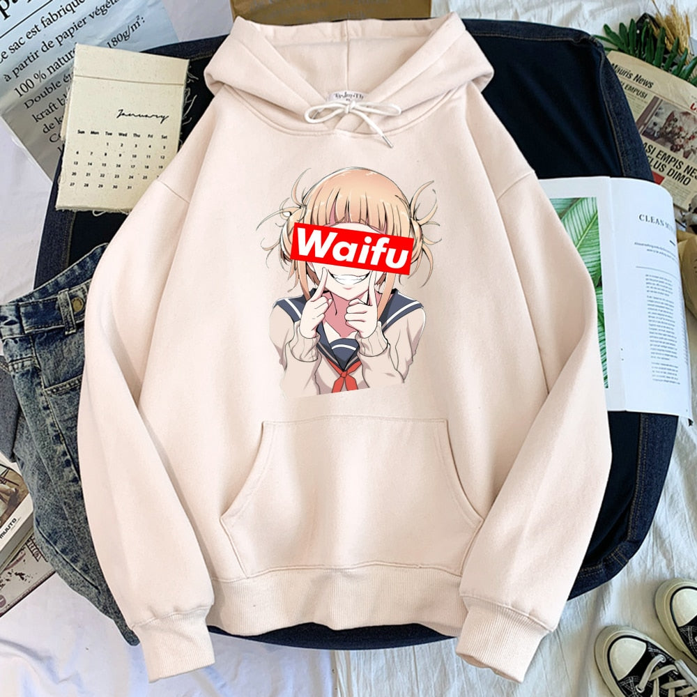 Female Cartoon Little Devil Girl Warm Hoodies