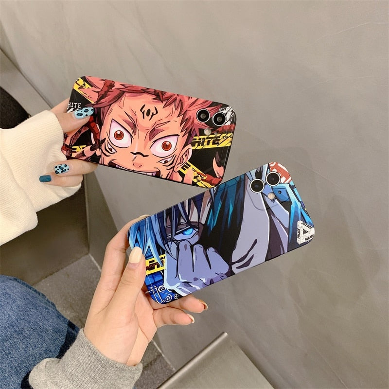 Anime Jujutsu Kaisen Yuji Itadori Fushiguro Megumi Phone Case For IPhone