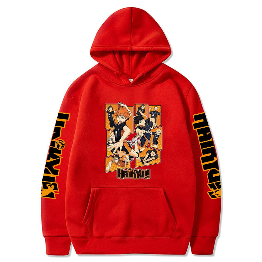 Mens Haikyuu Anime Hoodie