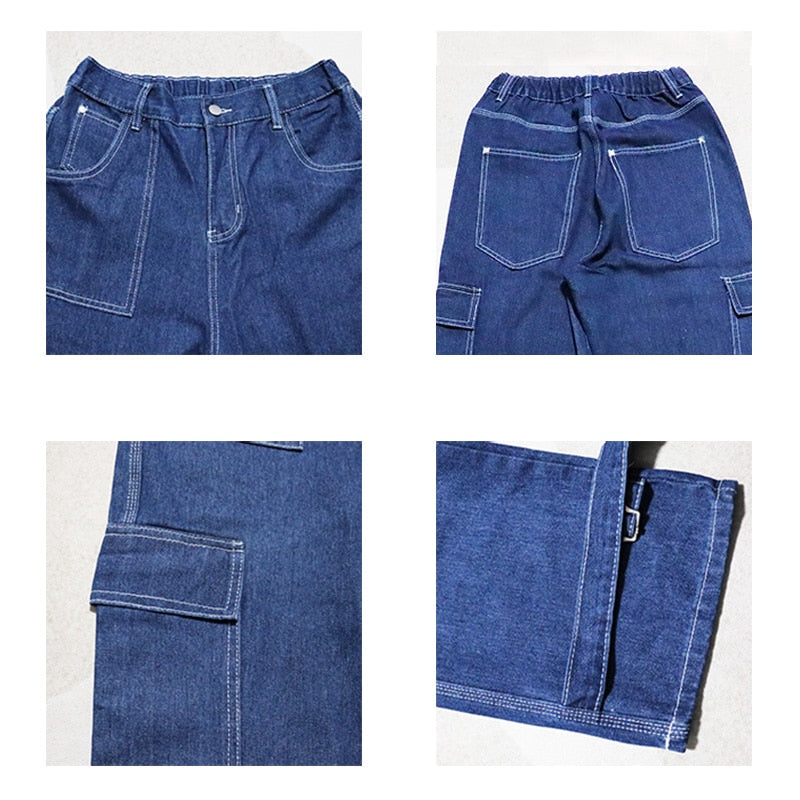 Men Jeans Wide Leg Denim pants