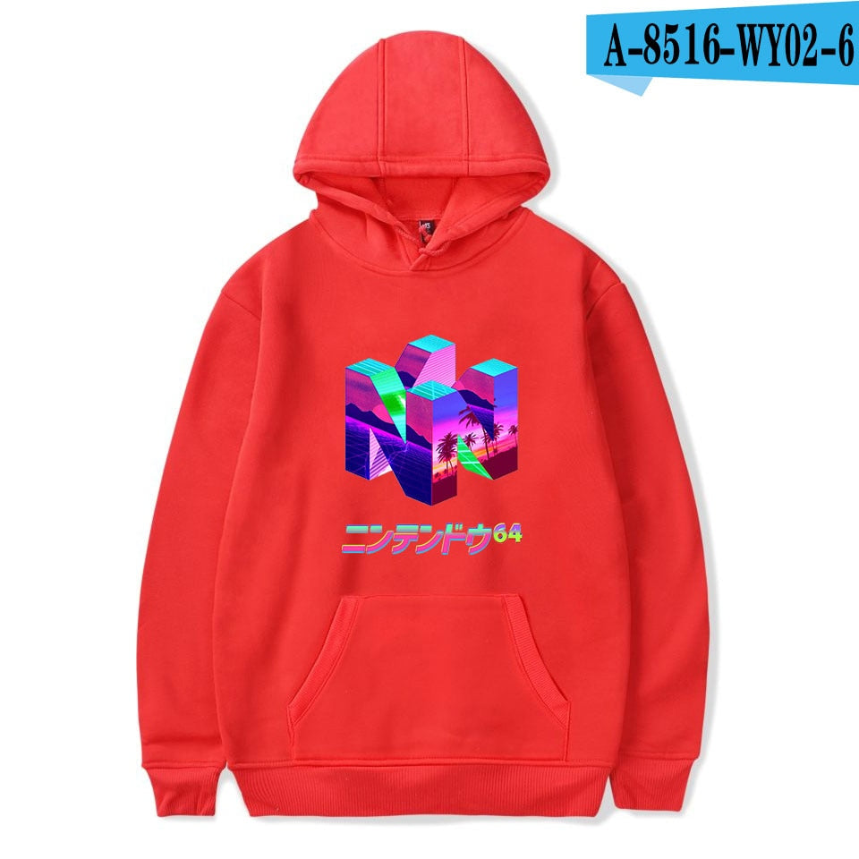 Men's Vaporwave Aesthetics Graphic Hoodie