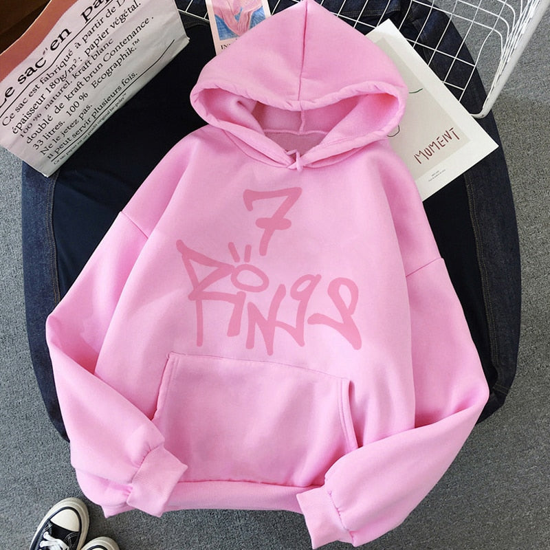 Women's Ariana Grande Thank You Next Harajuku Graphic Hoodie W