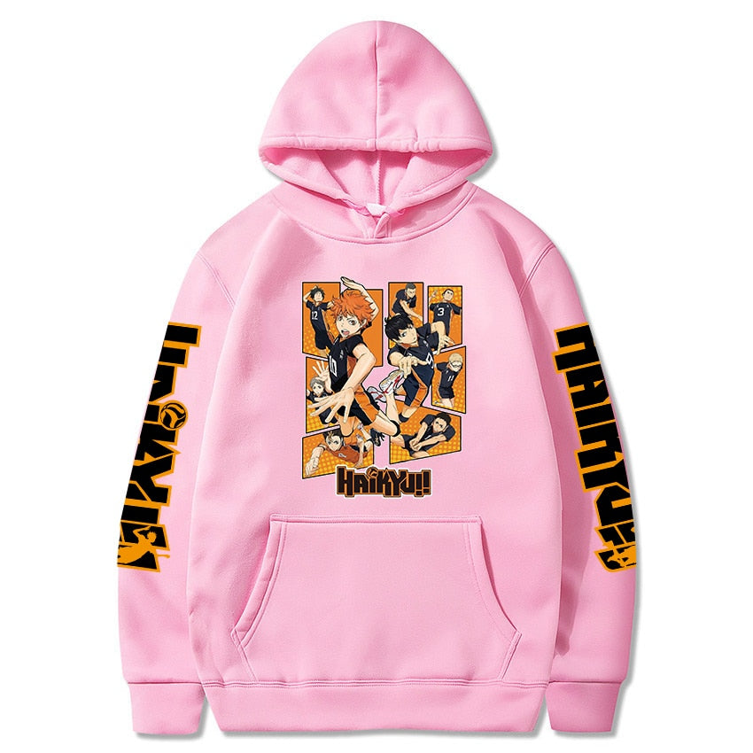 Mens Haikyuu Anime Hoodie