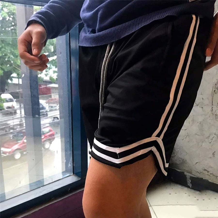 Splicing Mesh Men's Basketball Shorts