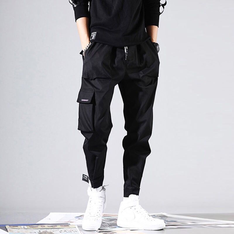 Men Pocket Cargo Pants Casual Jogger Fashion