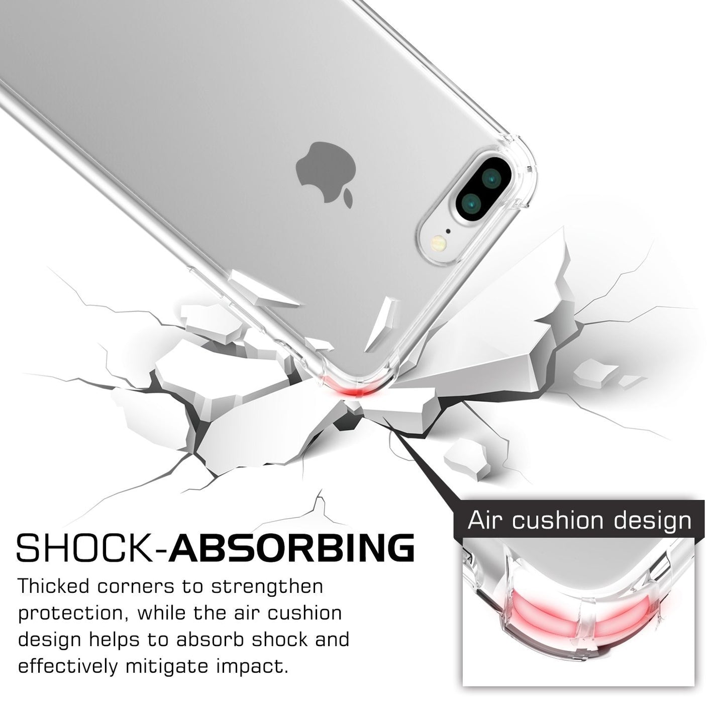 Shockproof Silicone Phone Case For iPhone