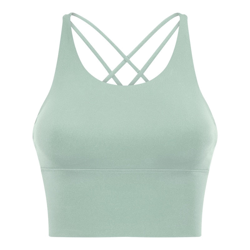 SHINBENE Gym Running Crop Tops Women