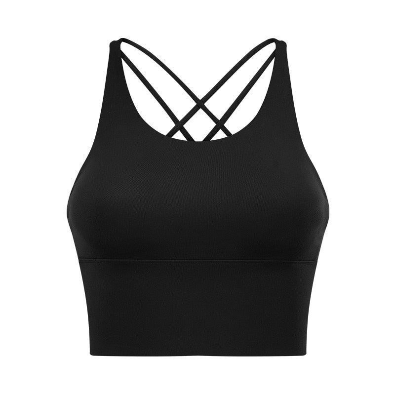 SHINBENE Gym Running Crop Tops Women