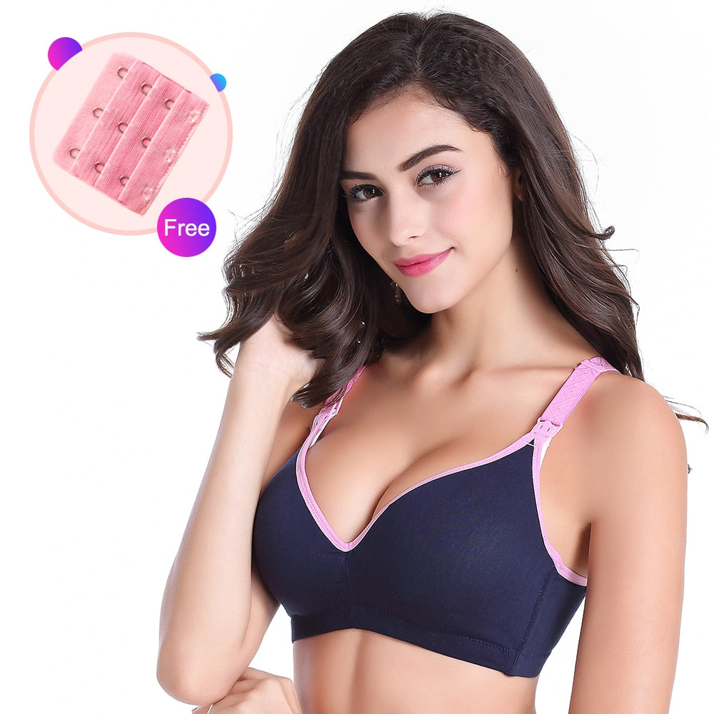 Cotton Maternity Nursing Bras Set Pregnant Breastfeeding Pregnancy Women Underwear Breast Feeding Bra soutien gorge allaitement