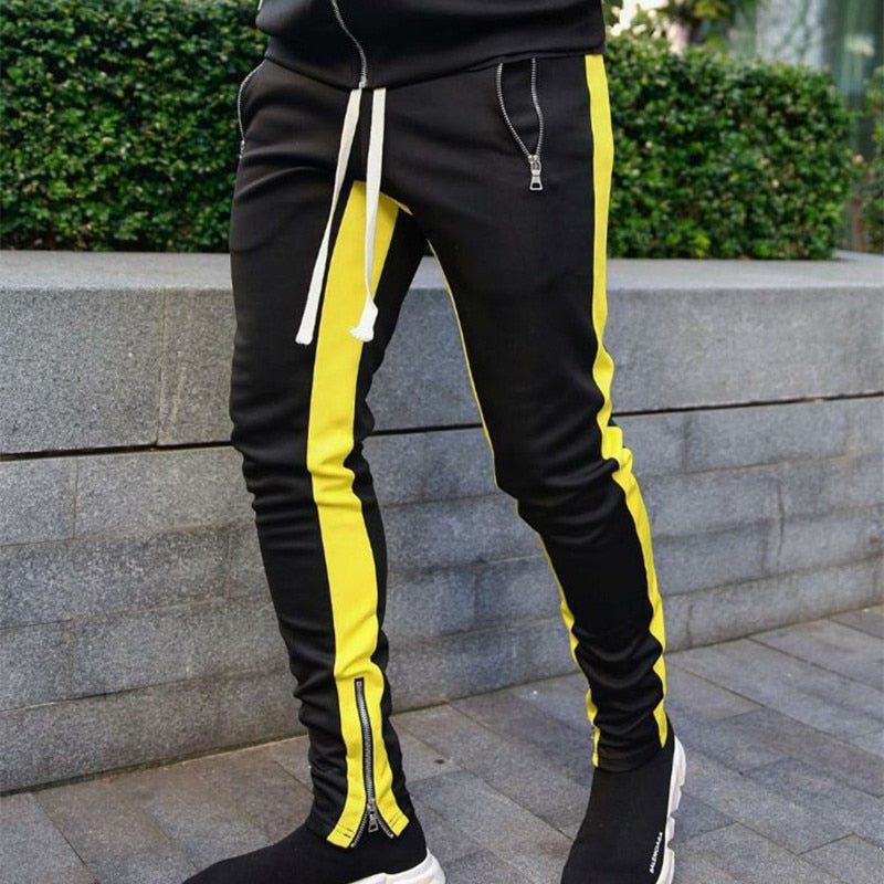 Men Casual Pants Sportswear Tracksuit Bottoms