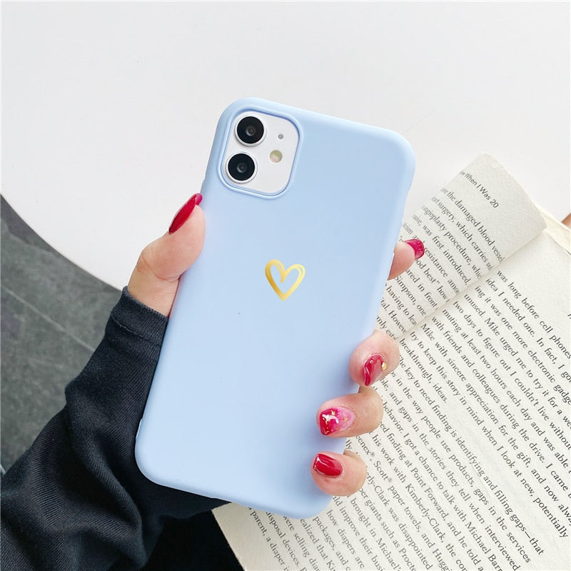 Love Heart Candy Cover Phone Case For Samsung Galaxy