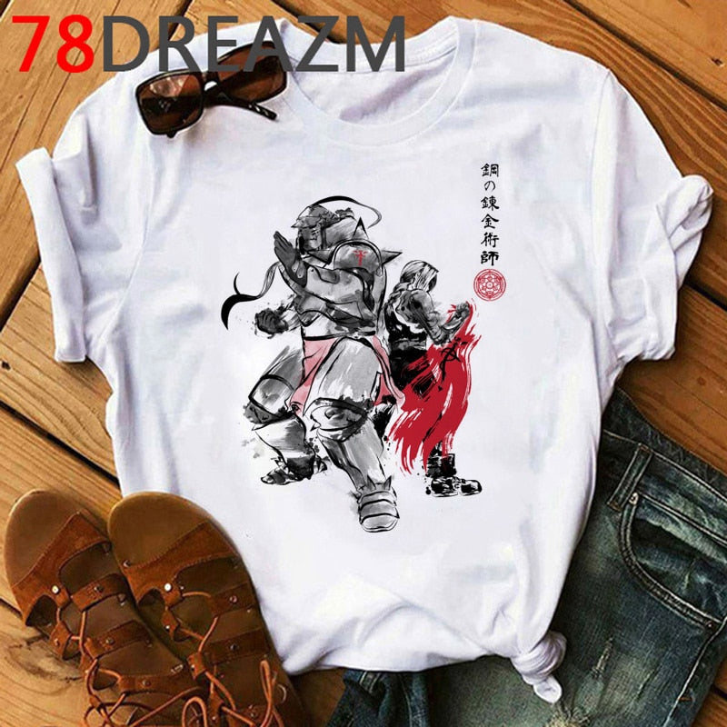 Womens Hot Anime Fullmetal Alchemist T-shirt