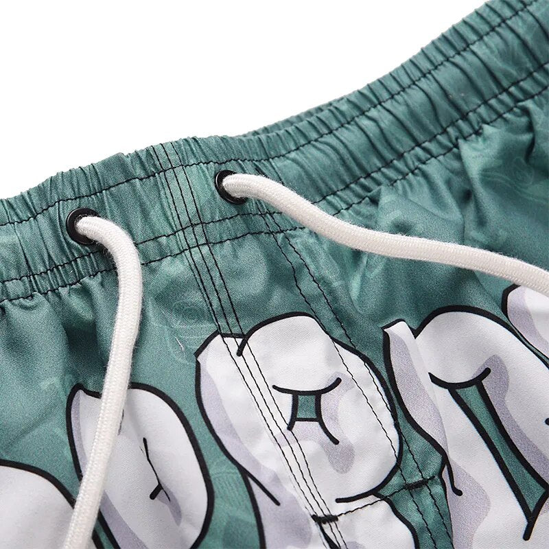 Men's graphic street Cloud Letter Basketball Shorts