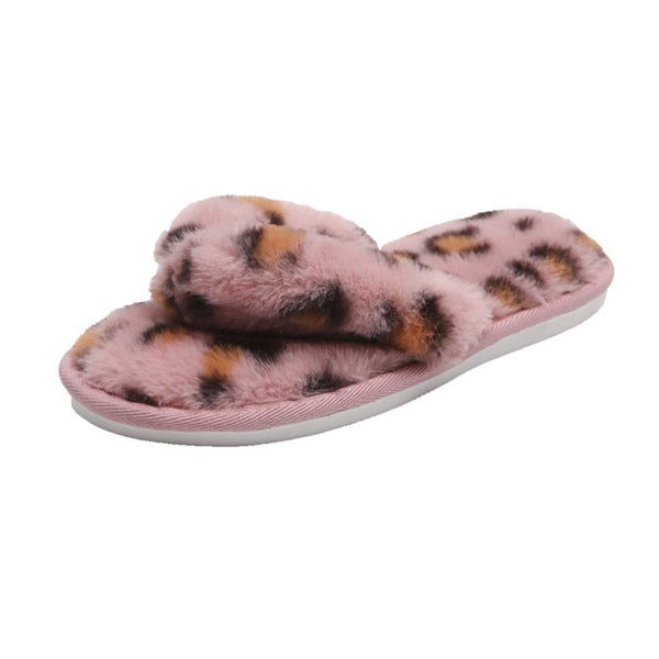 COOTELILI Woman Warm Platform Slippers