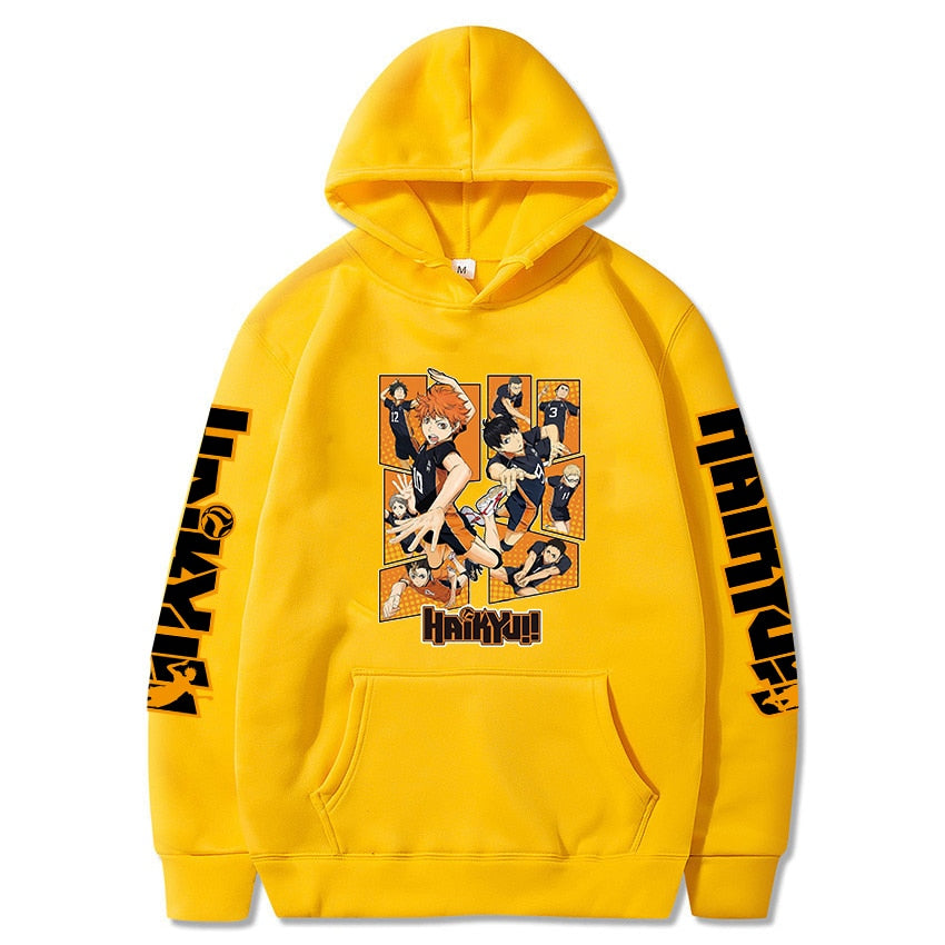 Mens Haikyuu Anime Hoodie