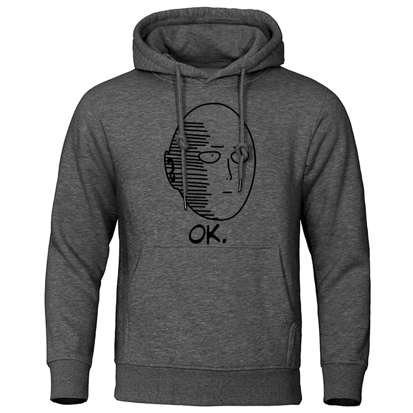 Mens Casual Hooded Sweatshirt One Punch Man Hoodie