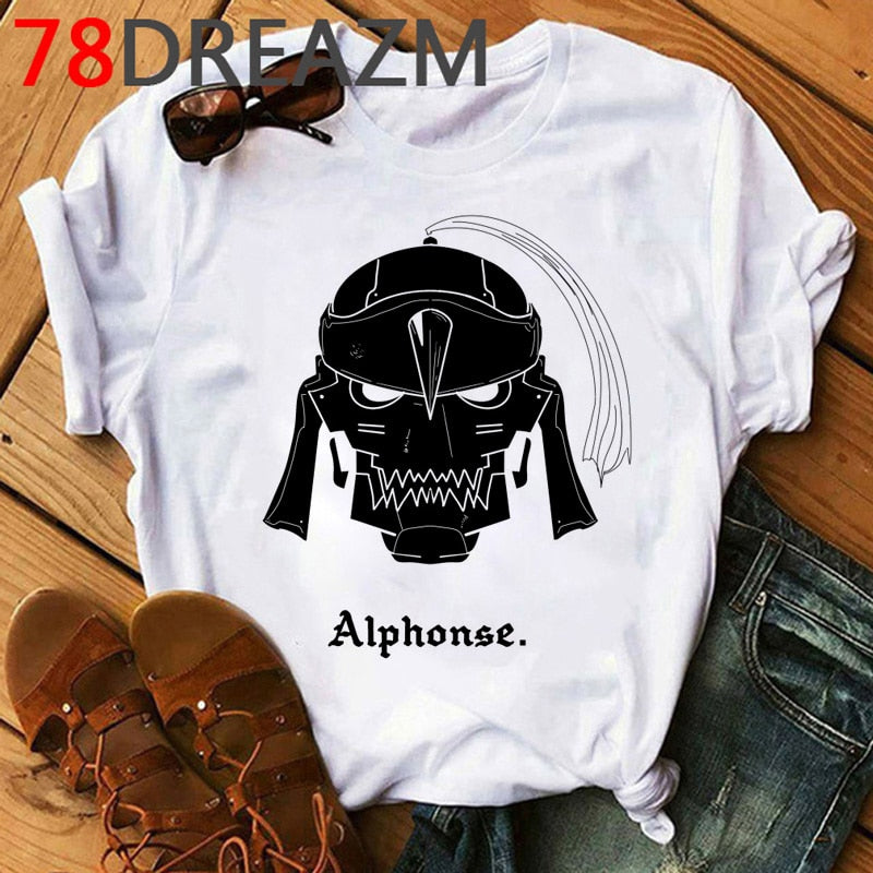 Womens Hot Anime Fullmetal Alchemist T-shirt