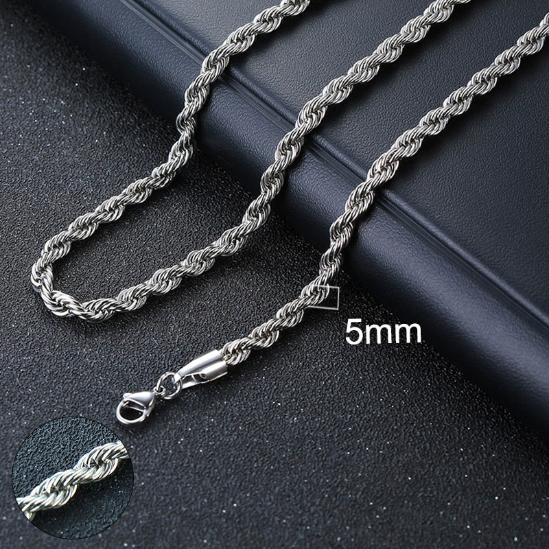 Vnox Cuban Chain Necklace for Men