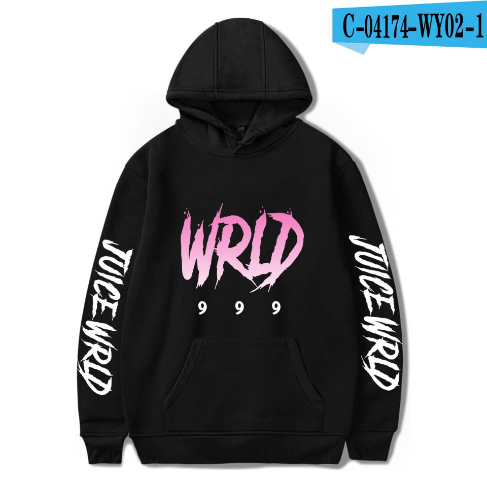 Unisex Juice WRLD Hooded Sweatshirts Hip Hop Fashion