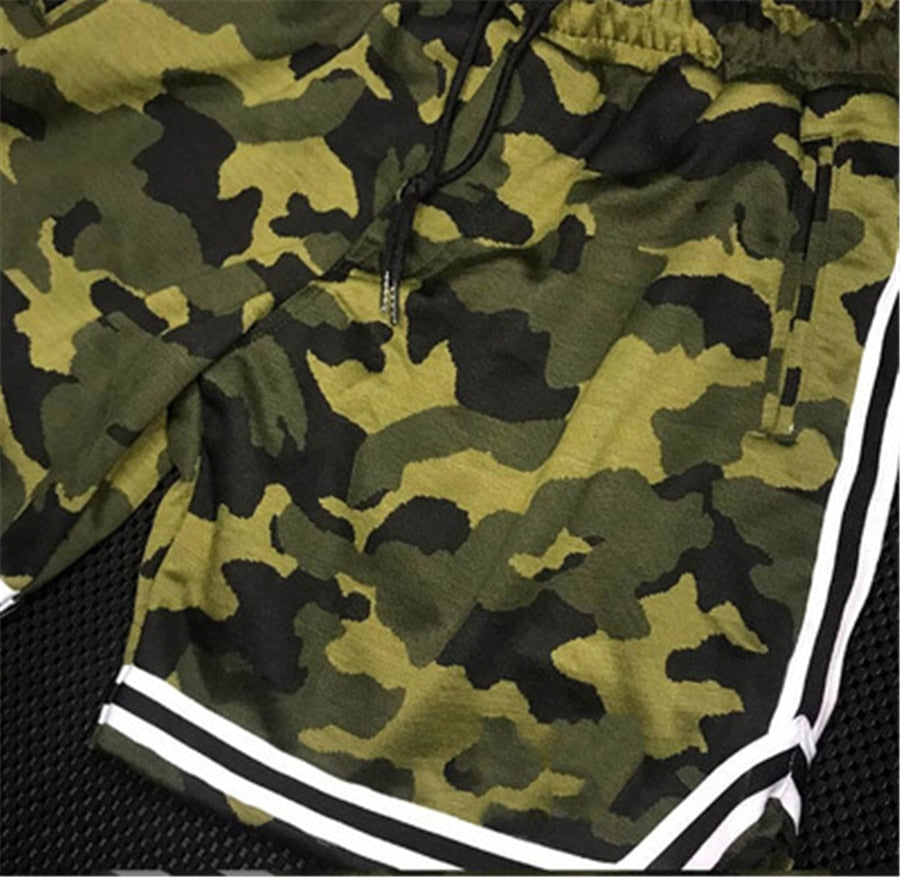 Splicing Mesh Men's Basketball Shorts