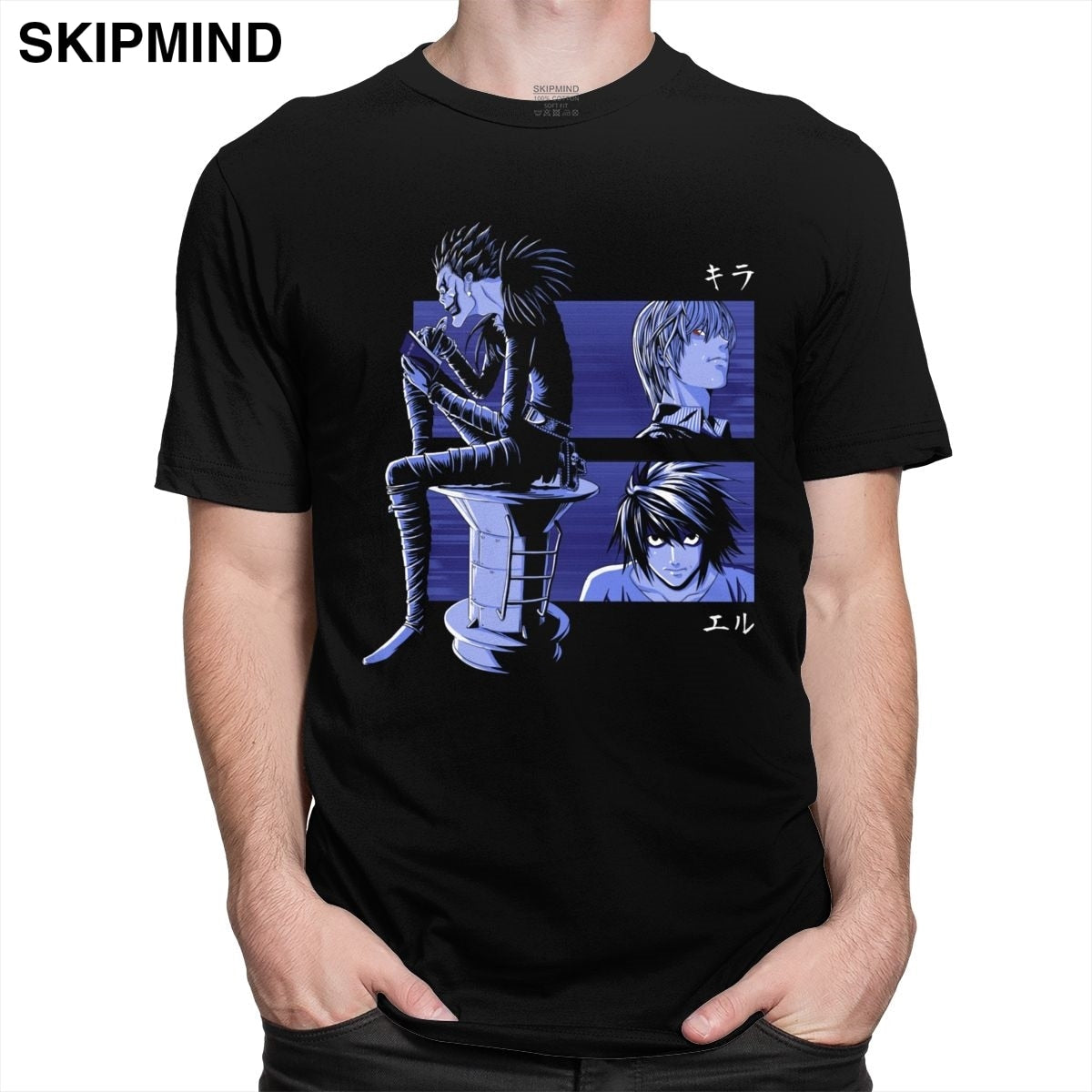 Mens Novelty Death Note Shinigami Ryuk Tshirt