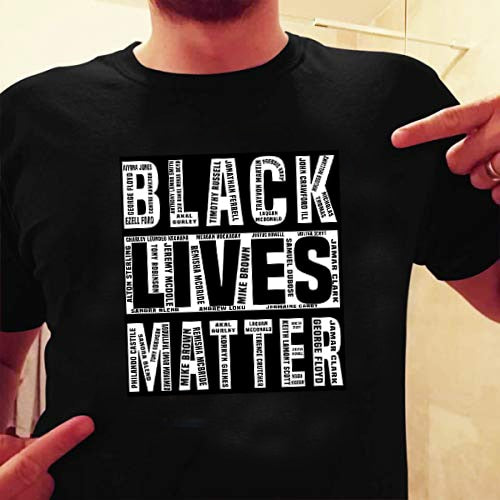 Unisex HJN Black Lives Matter Slogan T-Shirt Aesthetic