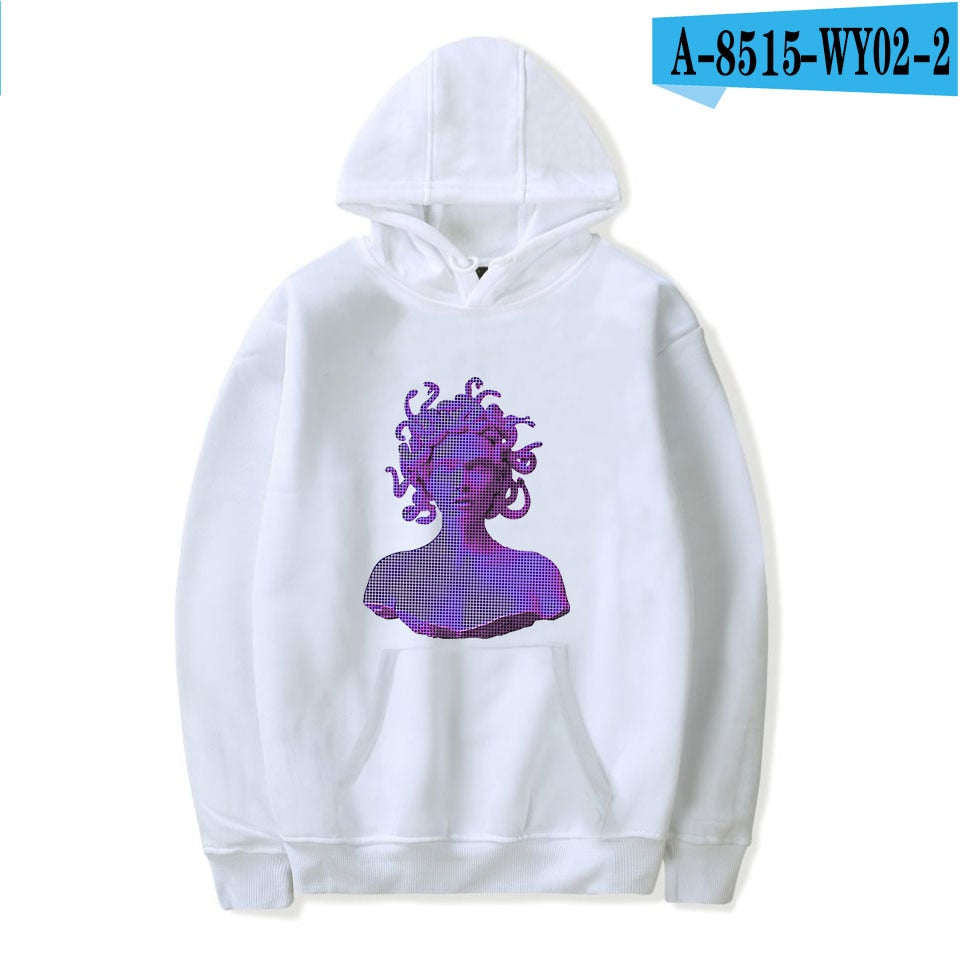 Men's Vaporwave Aesthetics Graphic Hoodie